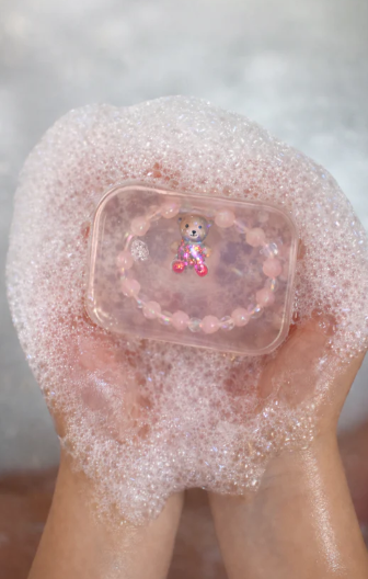 Savon surprise - bracelet rose