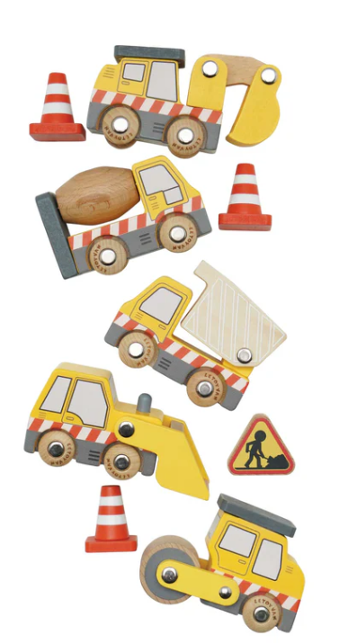 Coffret de véhicules de chantier