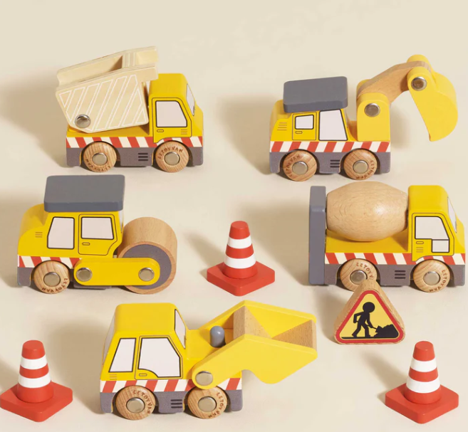 Coffret de véhicules de chantier