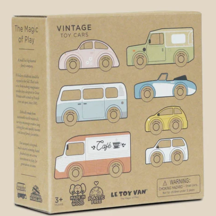 Coffret de voitures rétro