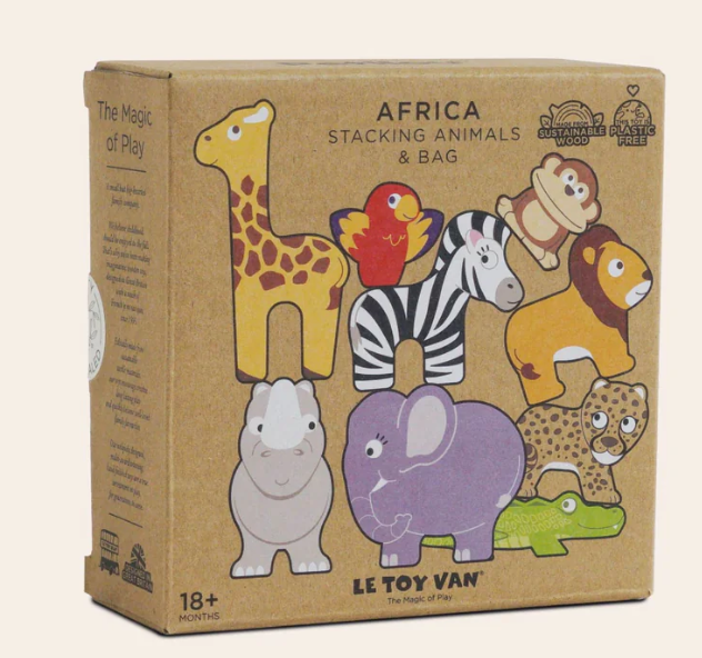 Les animaux d'Afrique à empiler