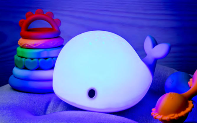 Veilleuse Baleine avec projection