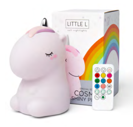 Veilleuse licorne rose