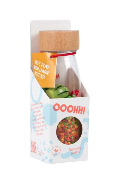 Bouteille sensorielle fruits