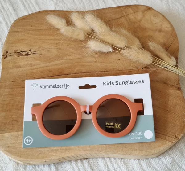 Lunettes de soleil rondes rouille