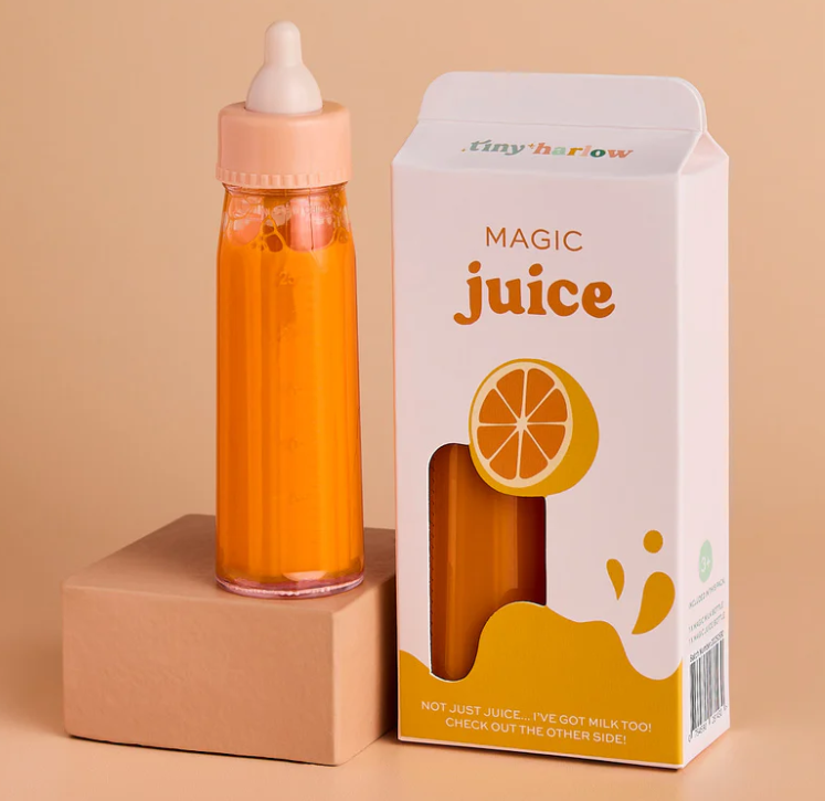 Duo de biberons magiques - lait et jus de fruit