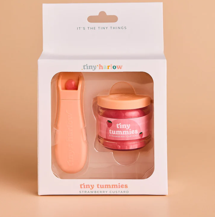 Petit pot de nourriture des poupées - fraise