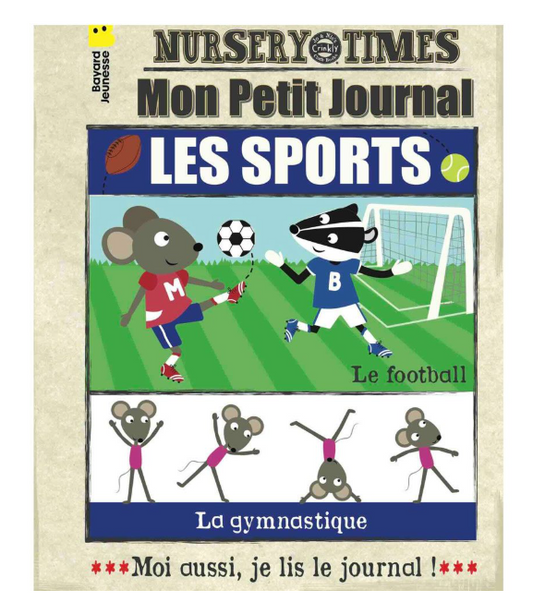Mon petit journal en tissus "Sport"
