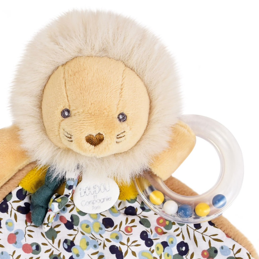 Doudou hochet a billes Lion - Boh'aime