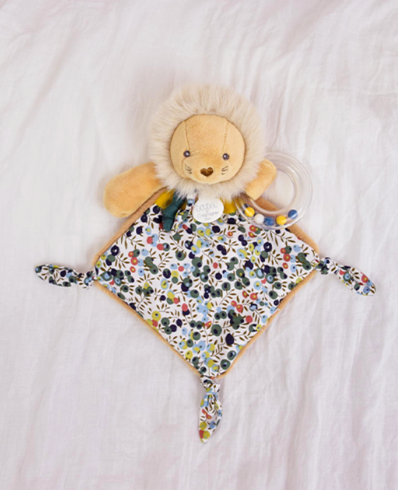 Doudou hochet a billes Lion - Boh'aime
