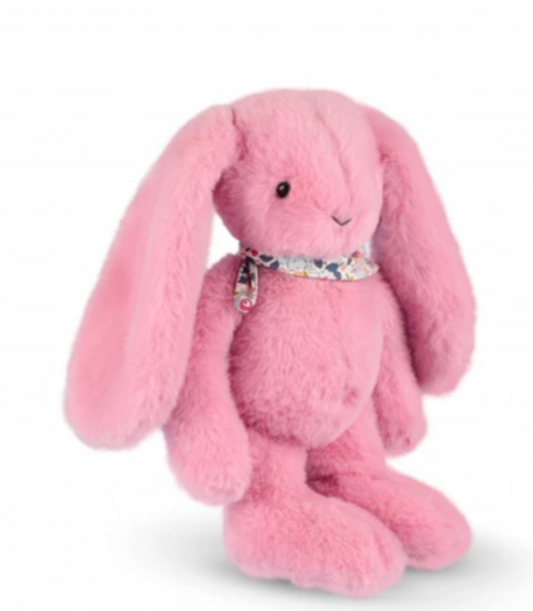Peluche lapin Rose 35 cm - Lapin Fleurette