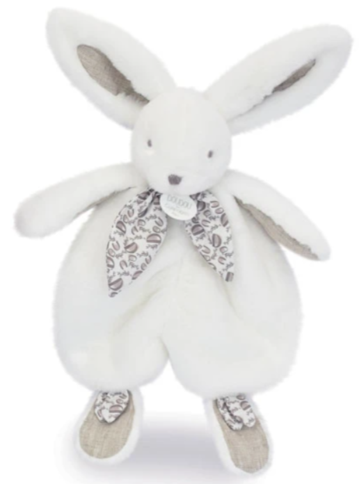 Lapin DOUDOU® - Doudou lapin blanc - 29 cm