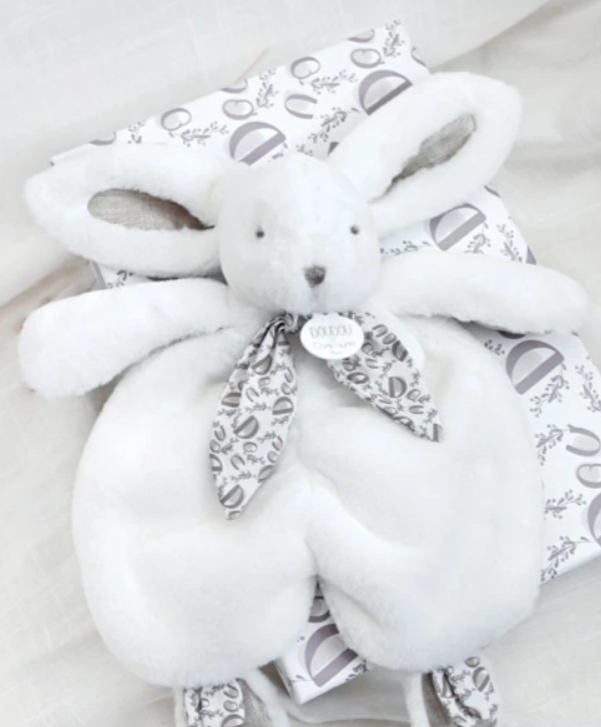Lapin DOUDOU® - Doudou lapin blanc - 29 cm