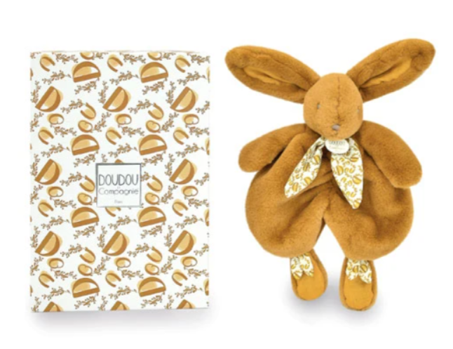Lapin DOUDOU® - Doudou lapin ocre 29 cm