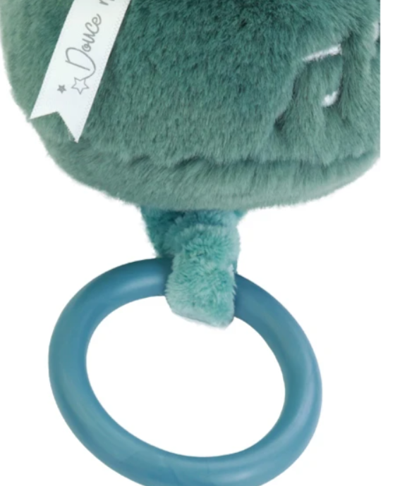 Lapin DOUDOU® - boite à musique lapin - 20 cm - Vert