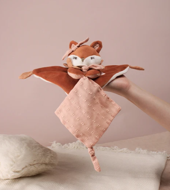 Doudou attache sucette Renard Mina - 20 cm