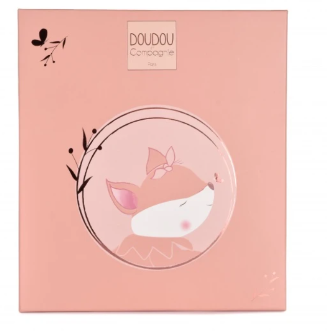 Doudou attache sucette Renard Mina - 20 cm