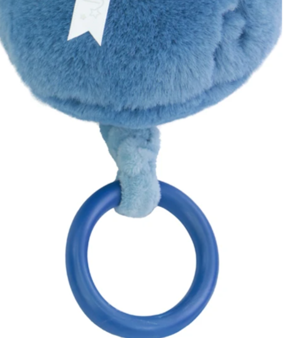Lapin DOUDOU® - boite à musique lapin - 20 cm - Bleu