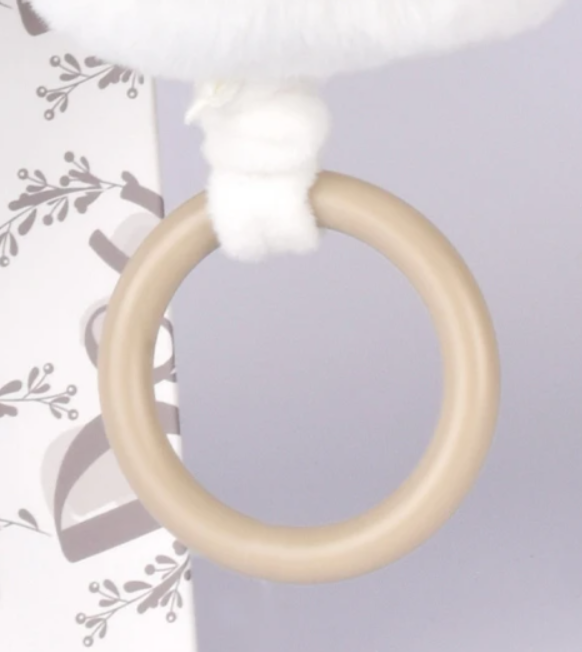 Lapin DOUDOU® - boite à musique lapin - 20 cm - Blanc