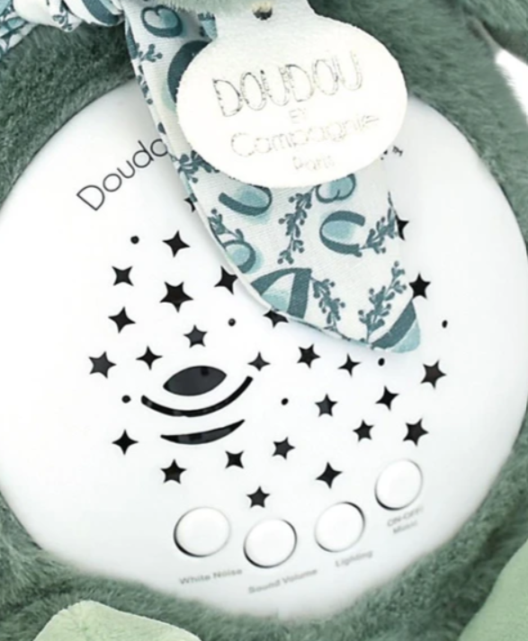 Veilleuse Lapin Musicale Projection mur avec chansons Douces - Vert