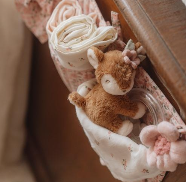 Anneau Hochet  - Rose - Fairy Garden