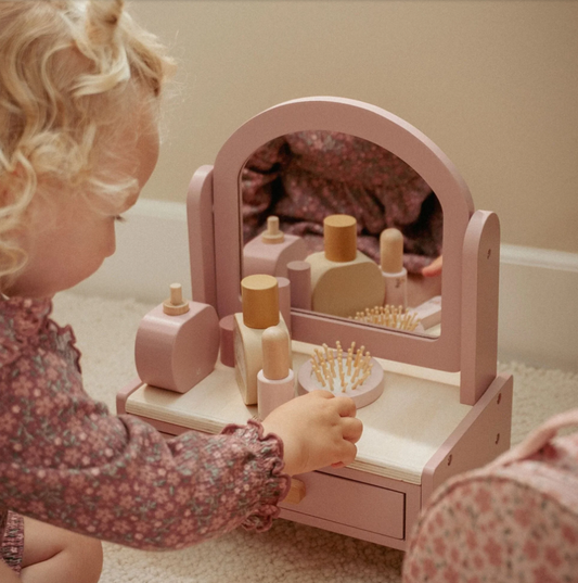 Coiffeuse en bois - Rose - Essentials