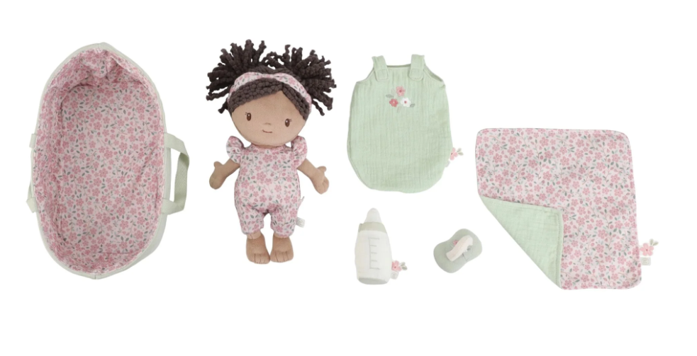Set couffin et poupon Evi - 30cm