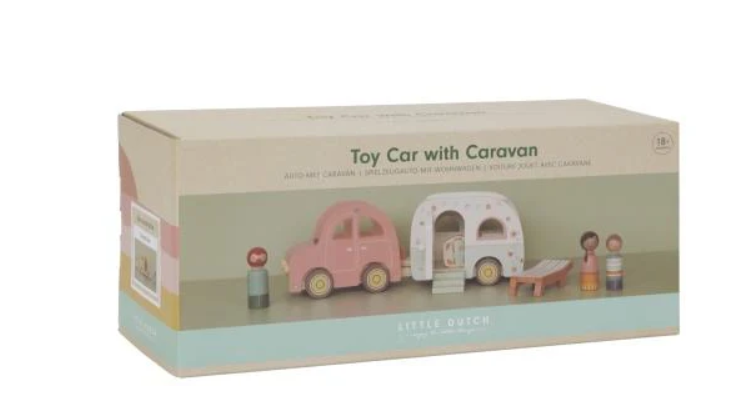 Voiture avec caravane