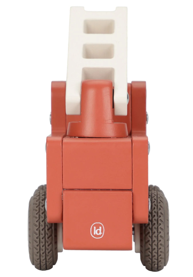 Camion de pompiers 1er Age en bois