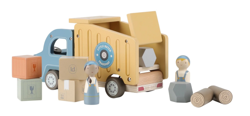 Camion benne en bois