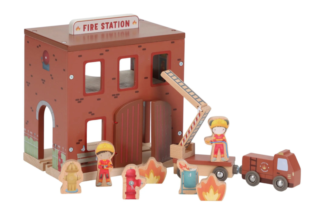 Caserne des pompiers en bois