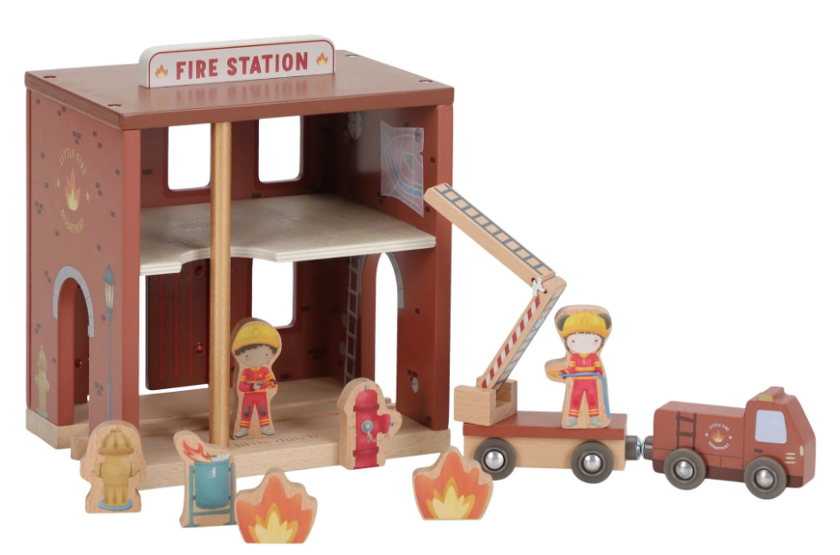Caserne des pompiers en bois