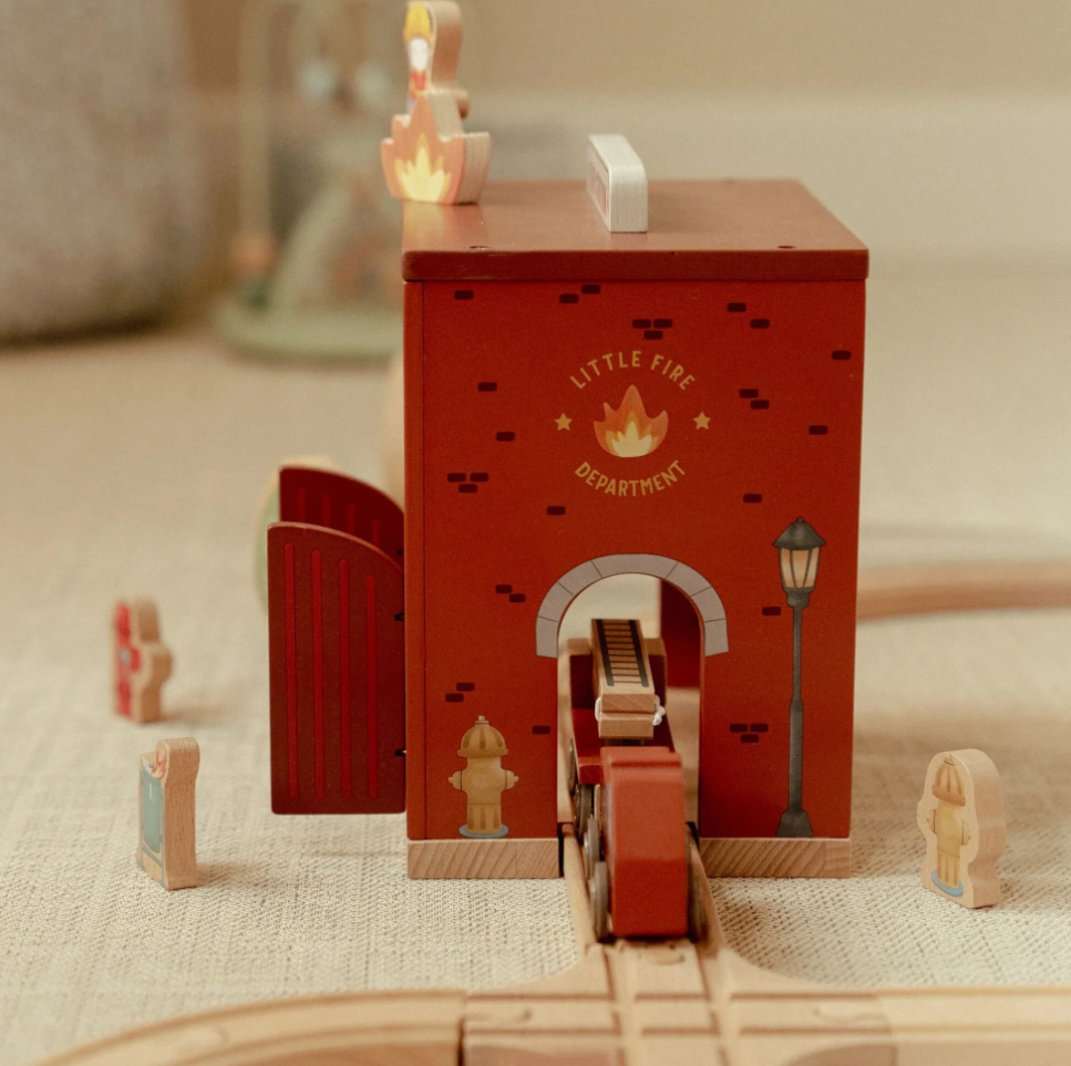 Caserne des pompiers en bois