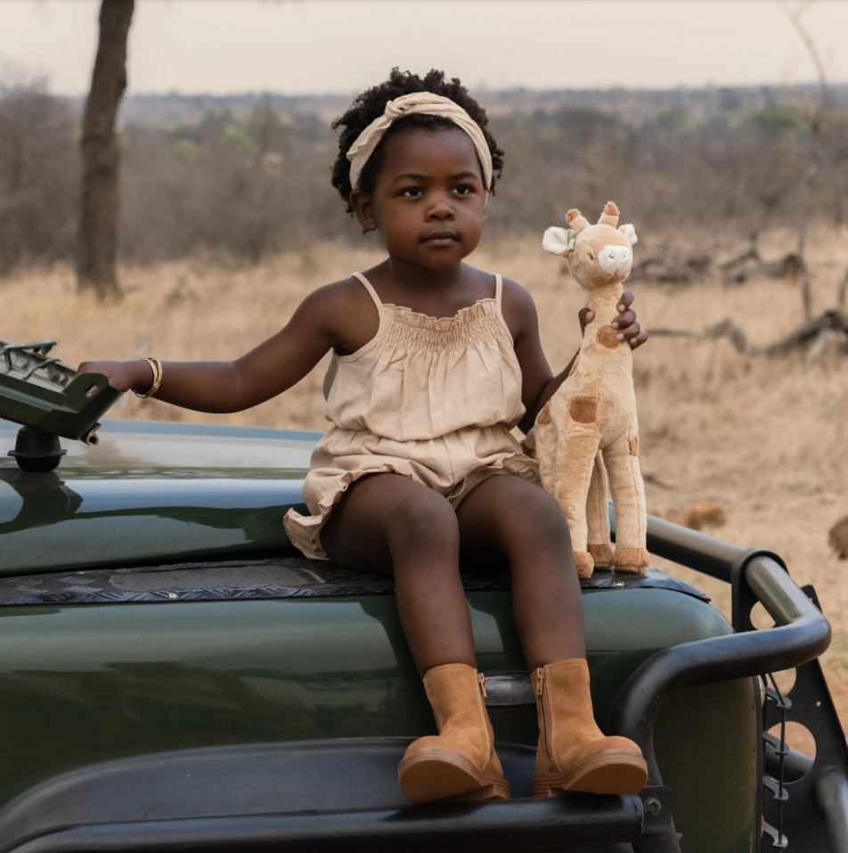 Peluche girafe safari friends