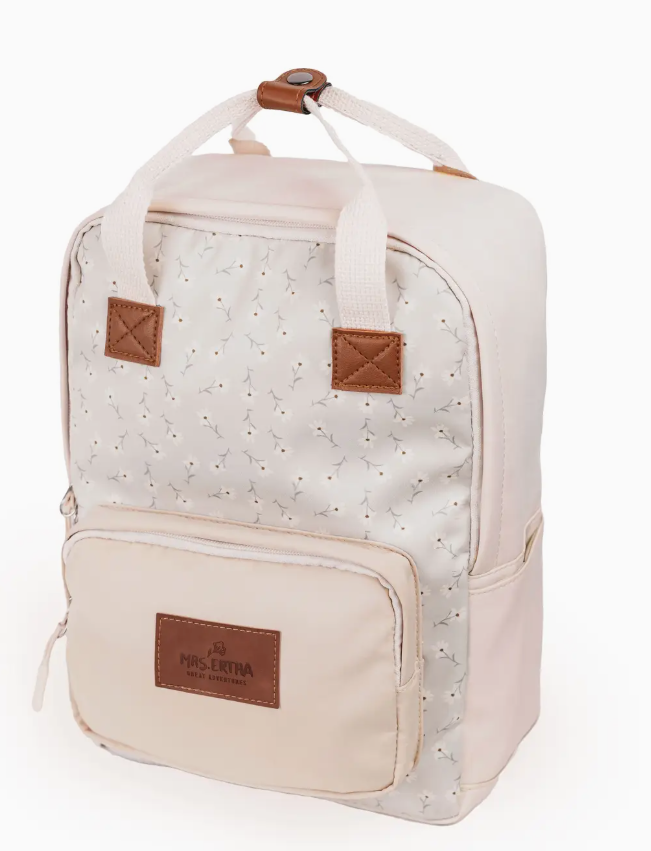 Sac à dos - cartable  "Petites marguerites"