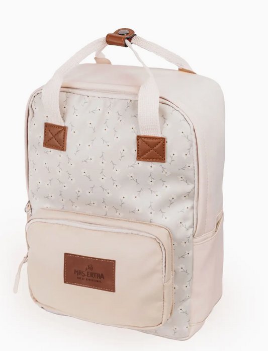 Sac à dos - cartable  "Petites marguerites"
