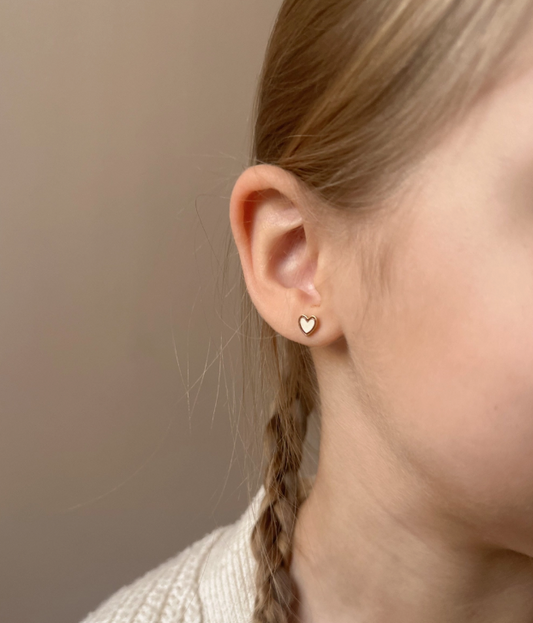 Boucles d'oreille enfant à vis