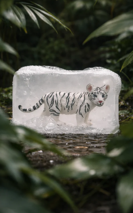 Savon surprise - bébé félin