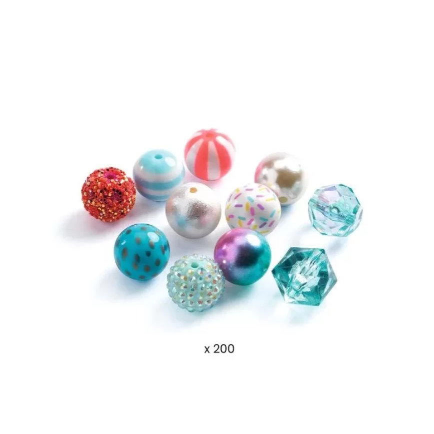 Boite de perles bulles - argent