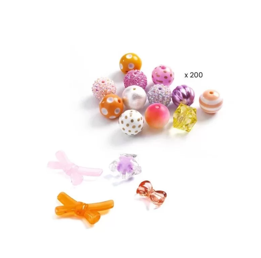 Boite de perles bulles - or
