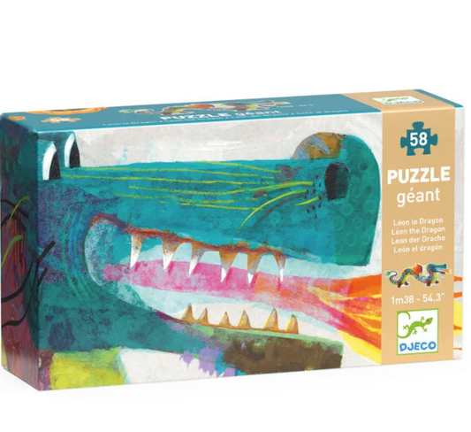 Puzzle - Léon le dragon - 58 pièces