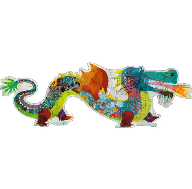 Puzzle - Léon le dragon - 58 pièces