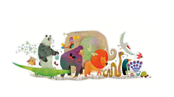 Puzzle - La parade des animaux - 36 pièces