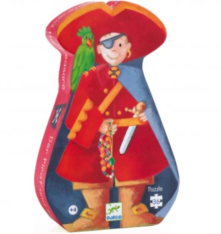 Puzzle - Le pirate & son trésor - 36 pièces