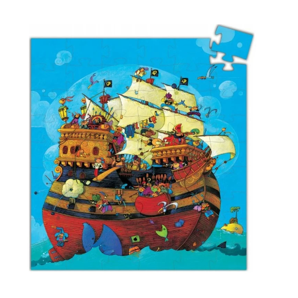 Puzzle - Le bateau de Barberousse - 54 pièces