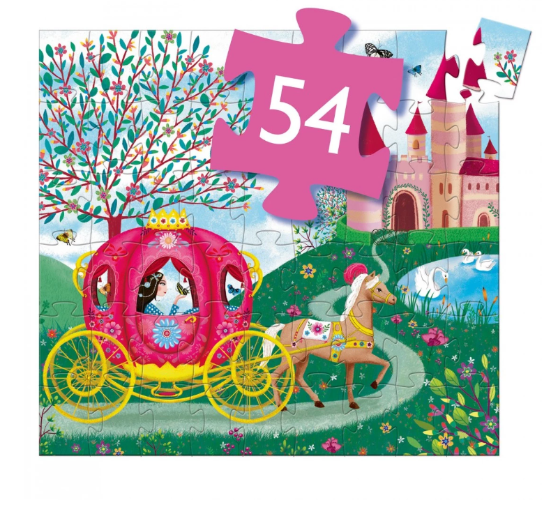 Puzzle - Le carrosse d'Elise - 54 pièces