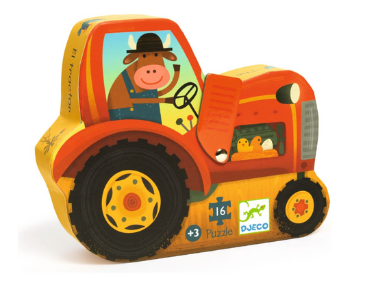 Puzzle - Le tracteur - 16 pièces