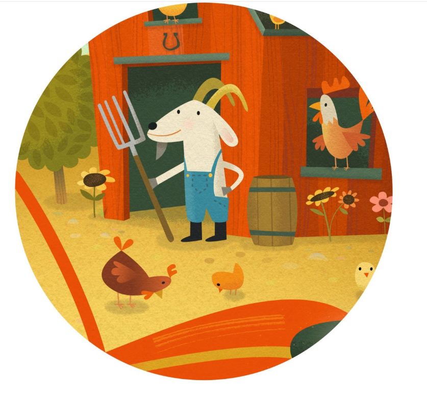 Puzzle - Le tracteur - 16 pièces