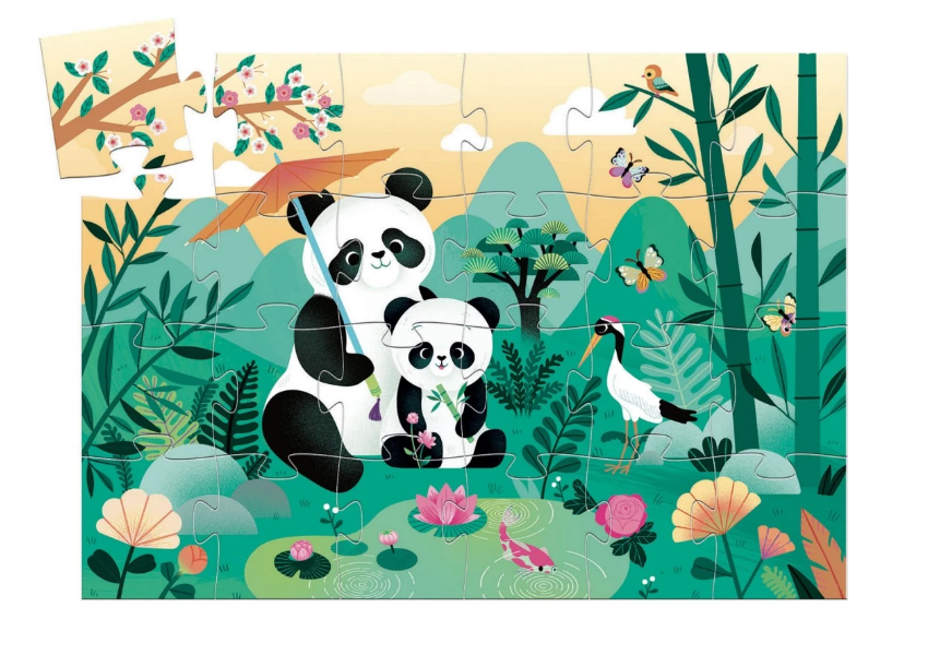 Puzzle - Léo le panda - 24 pièces