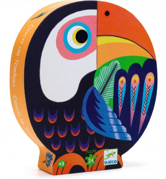 Puzzle - Coco le toucan - 24 pièces